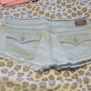 True Religion Size 32 Denim Women Shorts